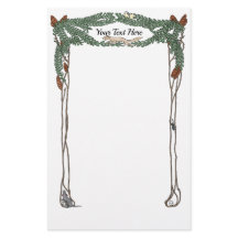 アールヌーボー·パイン·コーン·自然·テーマ文房具