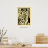 アールヌーボー・ピルグリムの進歩～ヴィンテージファインアート ポスター (キッチン)