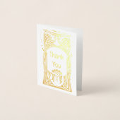 アールヌーボー・ピーコックレディ 箔カード (正面)