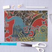 「アールヌーボー・ピーコック」ジスベルト・コンバズ著 薄葉紙 (クラフト)