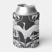 アールヌーボー:フローラバードイラストレーション 缶クーラー (缶正面)