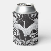 アールヌーボー:フローラバードイラストレーション 缶クーラー (缶裏面)