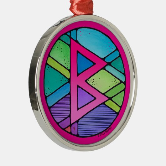 アールヌーボー・ベルカノルーンのマザー・アース メタルオーナメント (右)