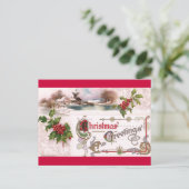 アールヌーボー・ホリーさんとのクリスマスの挨拶 シーズンポストカード (スタンド正面)