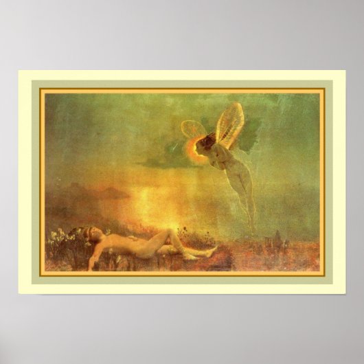 アールヌーボー「ホームアゲイン」 13 x 19ポスター ポスター (正面)