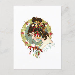アールヌーボー ポストカード