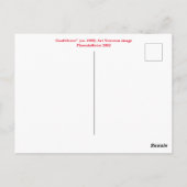 アールヌーボー ポストカード (裏面)