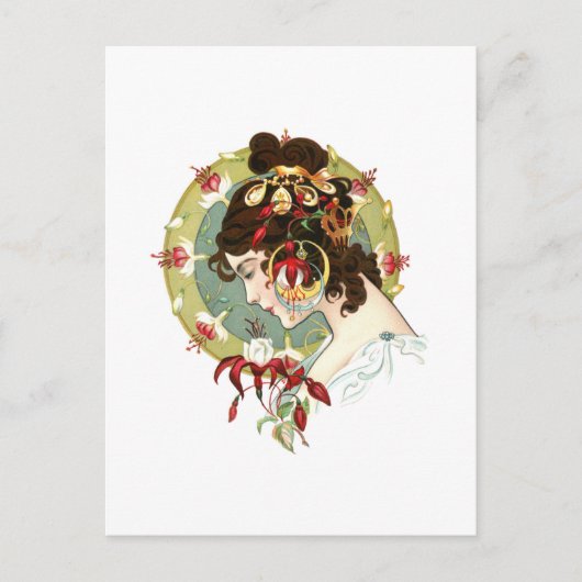 アールヌーボー ポストカード (正面)