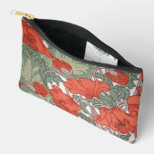 アールヌーボー・ポピー アクセサリーポーチ (見開き)