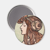 アールヌーボー マグネット (正面/裏面)