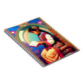 アールヌーボー・メキシコ読ン・ガール ノートブック (右側)