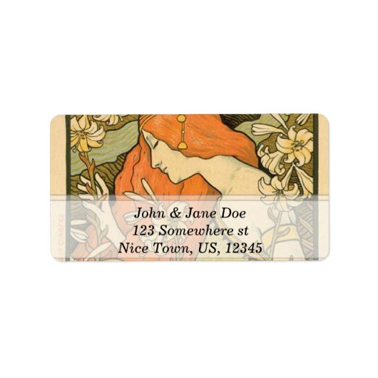 アールヌーボー ラベル (正面)