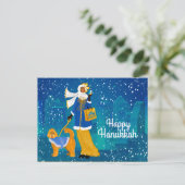 アールヌーボー・レディ・ウィズ・ドードル シーズンポストカード (スタンド正面)