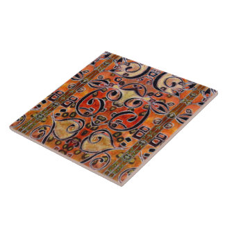 アールヌーボー(絵画) タイル