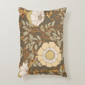 アールヌーボー：装飾フローラヴィンテージ。 アクセントクッション (正面(垂直))