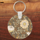 アールヌーボー：装飾フローラヴィンテージ。 キーホルダー (正面)