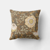 アールヌーボー：装飾フローラヴィンテージ。 クッション (裏面)