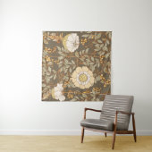 アールヌーボー:装飾フローラヴィンテージ。 タペストリー (インサイチュ(横))