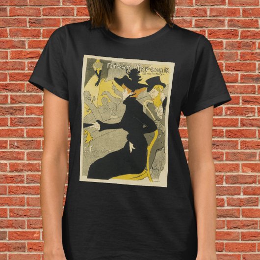 アールヌーボー、Divan Japonais by Toulouse Laurec Tシャツ