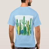アールヌーボーCacti Tシャツ (裏面)