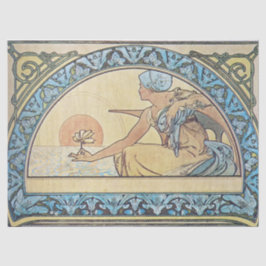 アールヌーボーDecoupageの紙 薄葉紙