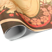 アールヌーボーDecoupageポスター ラッピングペーパー (ロールコーナー)