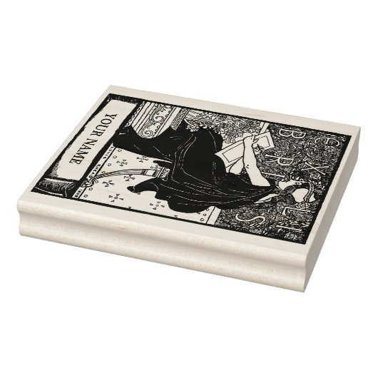 アールヌーボーexリビスガール書ズテンプレート ラバースタンプ (スタンプ)