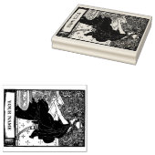 アールヌーボーexリビスガール書ズテンプレート ラバースタンプ (押印)