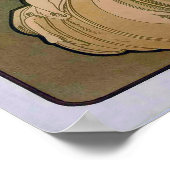 アールヌーボーFシャンペノワインプリミュールエディトゥール1897 ポスター (角)