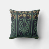 アールヌーボーJ.M.バリー クッション (裏面)