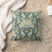 アールヌーボーJonquilのデザインの枕 クッション (ブランケット)