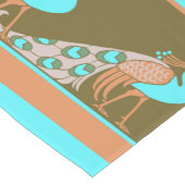 アールヌーボーPeacocks 14インチX 72インチテーブルランナー ショートテーブルランナー (コーナー)