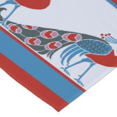 アールヌーボーPeacocks 14インチX 72インチテーブルランナー ショートテーブルランナー (コーナー)