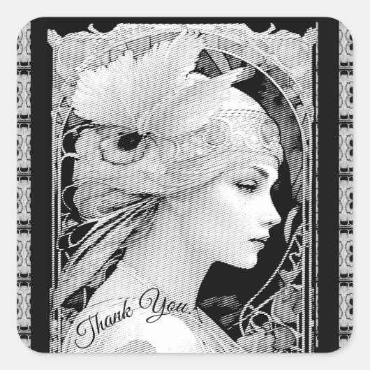 アールヌーヴォー スクエアシール (正面)