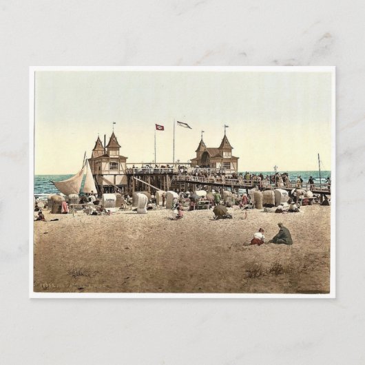 アールベックの桟橋、ポメラニア、ドイツ、希少
ポストカード (正面)