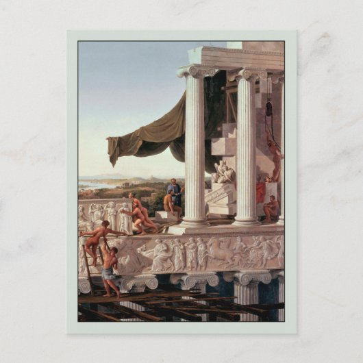 アールボーンによるギリシャの花威厳があるの見解 ポストカード (正面)