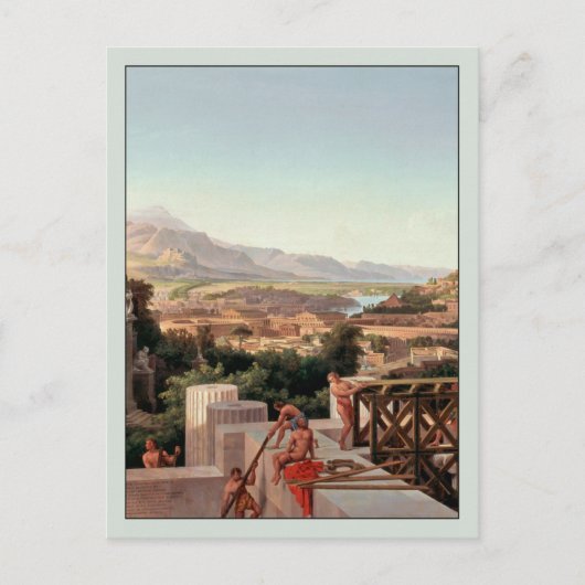 アールボーンによるギリシャの花威厳があるの見解 ポストカード (正面)