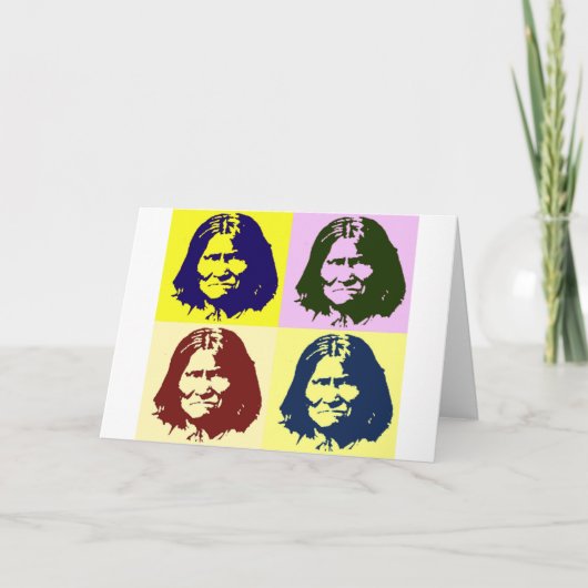 アールポップ・アートのジェロニモ カード (正面)