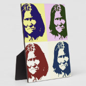 アールポップ・アートのジェロニモ フォトプラーク (側面)