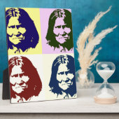 アールポップ・アートのジェロニモ フォトプラーク (側面)