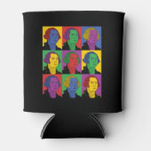 アールポップ・アートのジョージ・ワシントン 缶クーラー (正面)