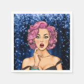 アールポップ・アートのスペシャルタイムカクテルナプキンス スタンダードカクテルナプキン (正面)