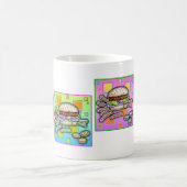 アールポップ・アートのハンバーグマグ コーヒーマグカップ (中央)