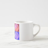 アールポップ・アートのバスケットボール エスプレッソカップ (右)