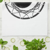 アールポップ・アートのバスケットボール キッチンタオル (折り畳み)