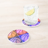 アールポップ・アートのバスケットボール コースター (側面)