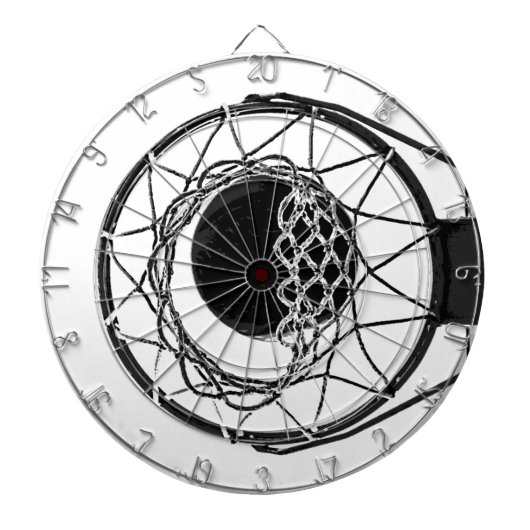 アールポップ・アートのバスケットボール ダーツボード (正面)