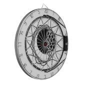 アールポップ・アートのバスケットボール ダーツボード (正面左)