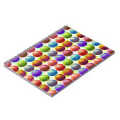 アールポップ・アートのバスケットボール ノートブック (左側)