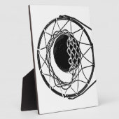 アールポップ・アートのバスケットボール フォトプラーク (側面)